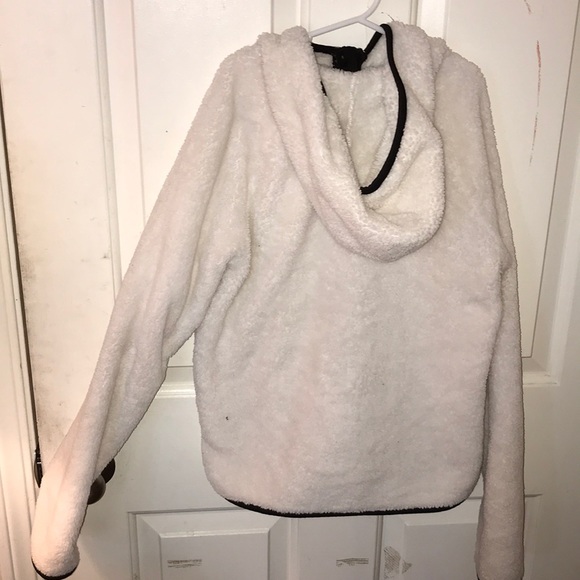 H&M Kids White Plush Zip-up Hoodie - Picture 5 of 6